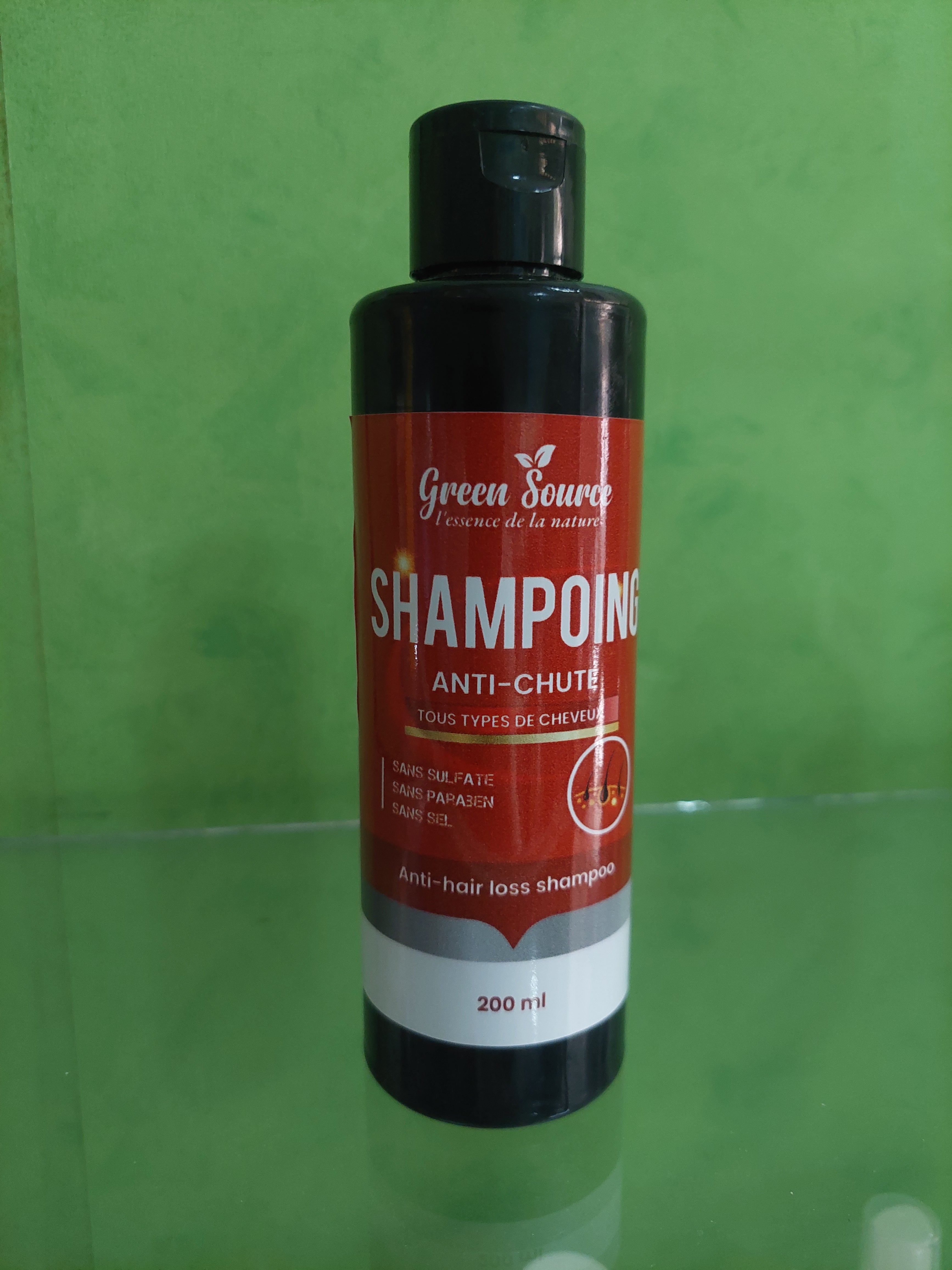 green source shamp anti chute